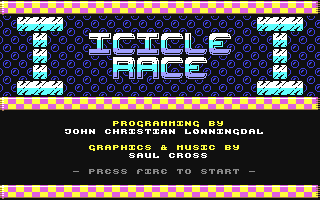 Icicle Race (Homebrew) — Title screen